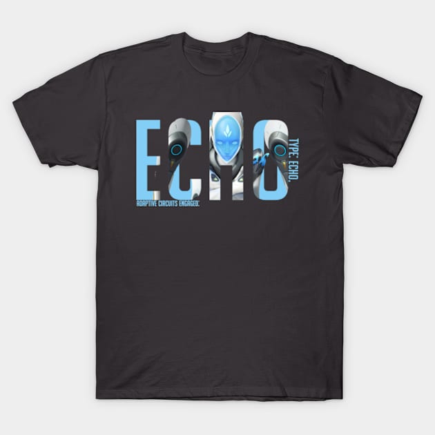 Echo - Overwatch T-Shirt by Rendi_the_Graye